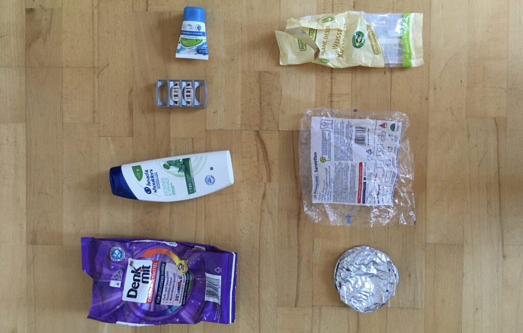 Verpackungen, die nicht mehr anfallen